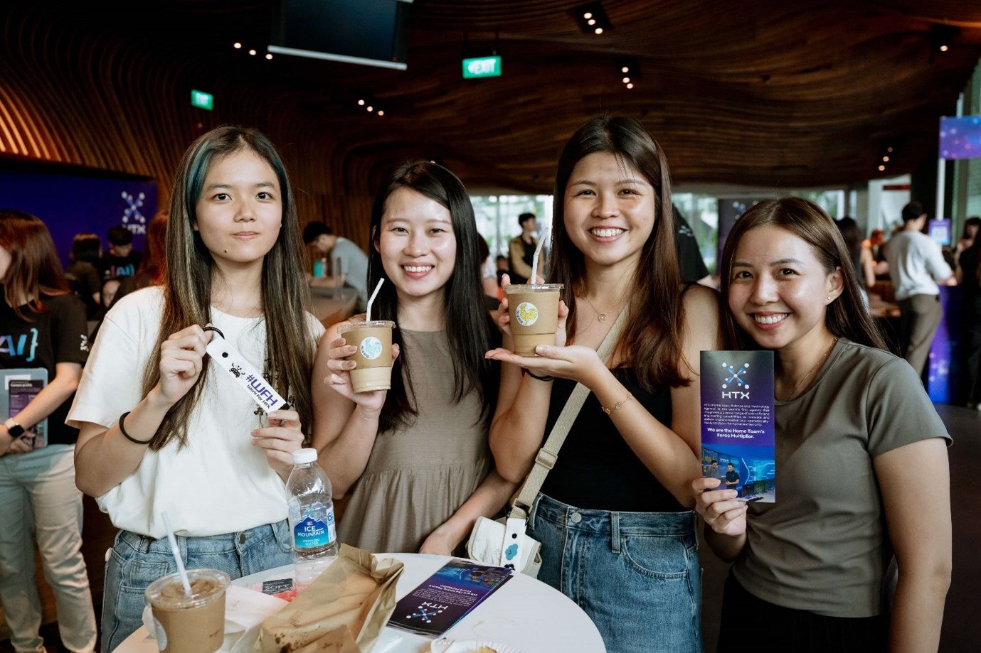 Group of women with coffee.