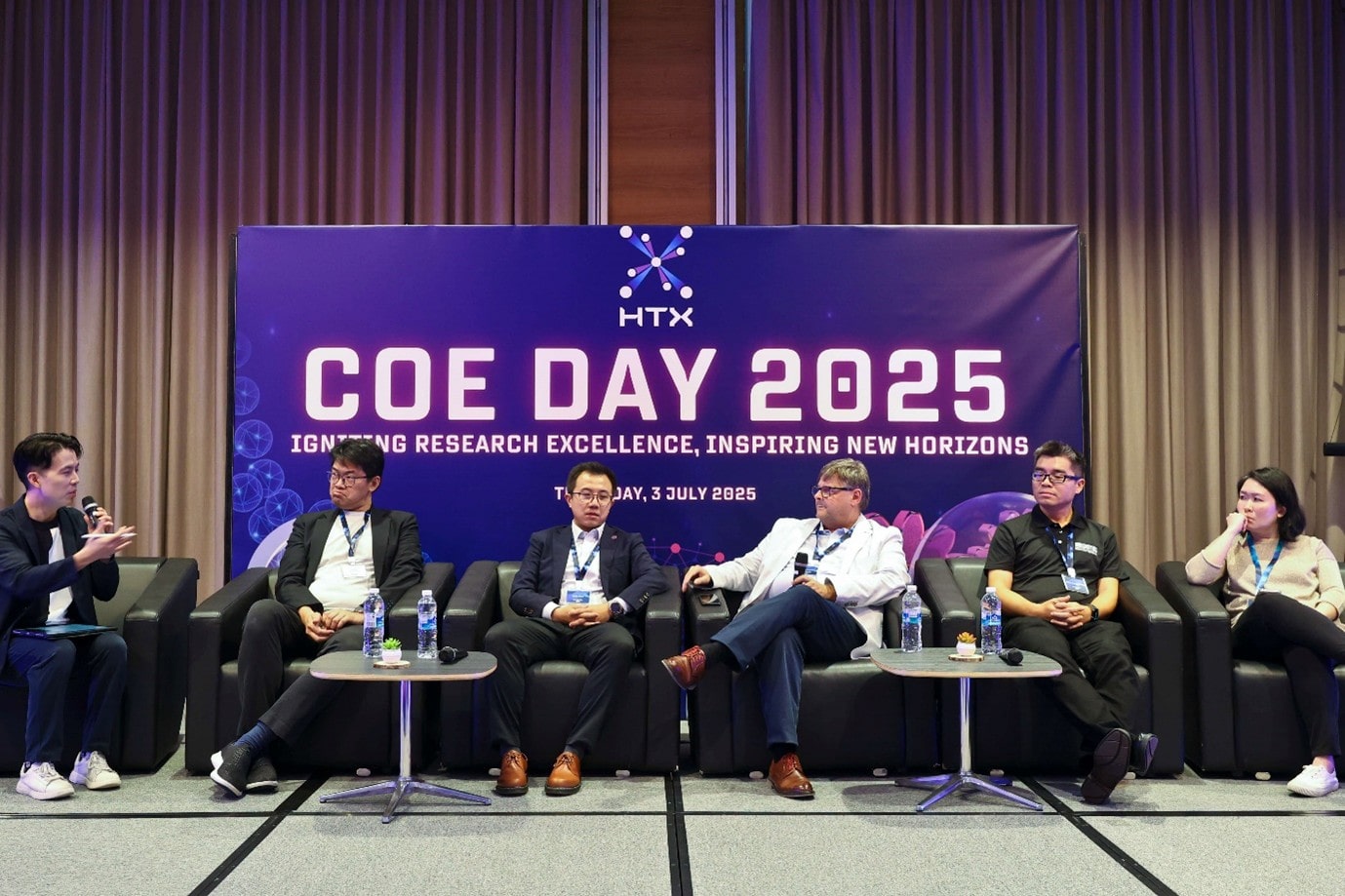 Group of people sitting and talking