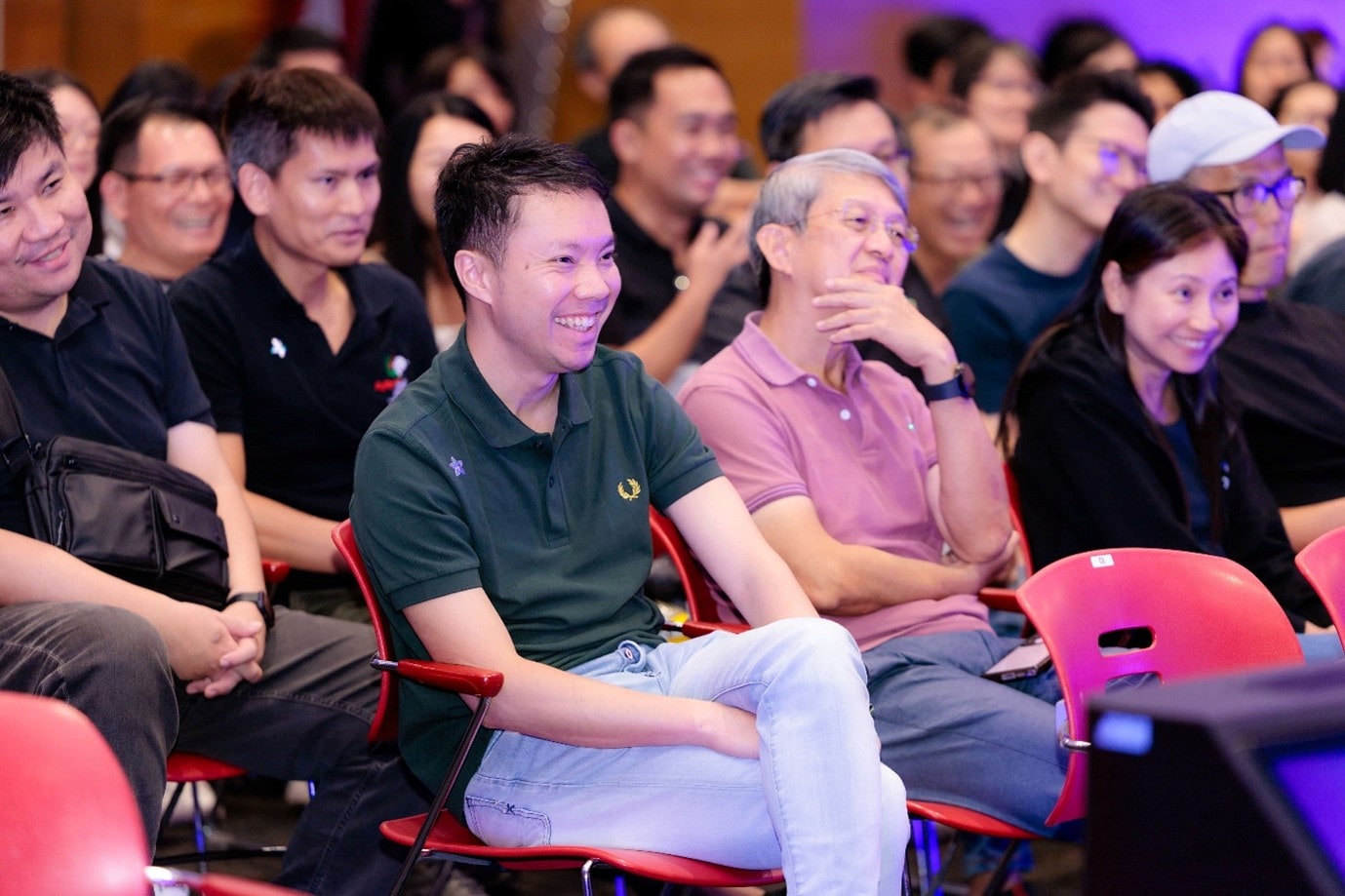 Seated audience