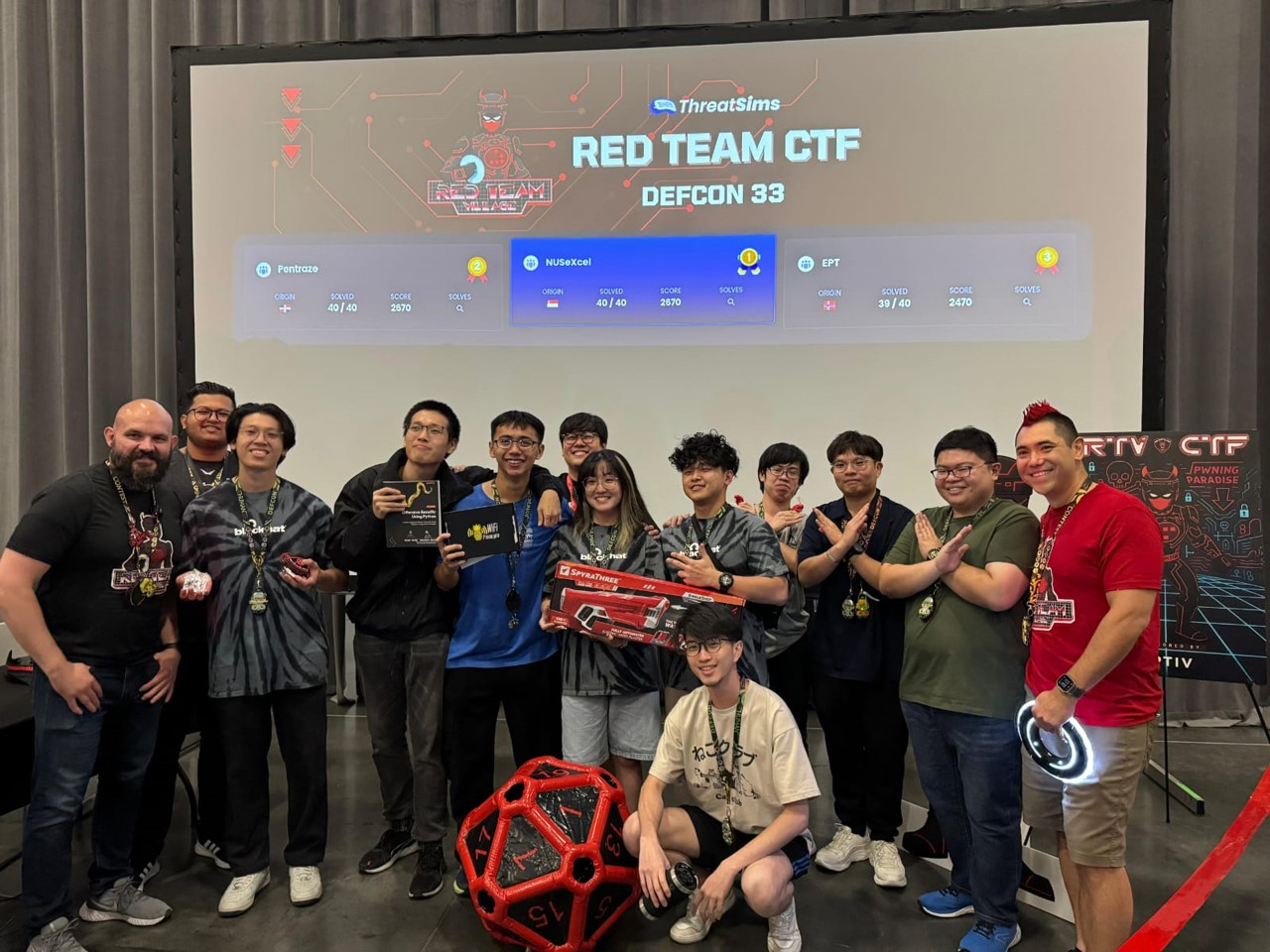 A group of people posing for a photo.