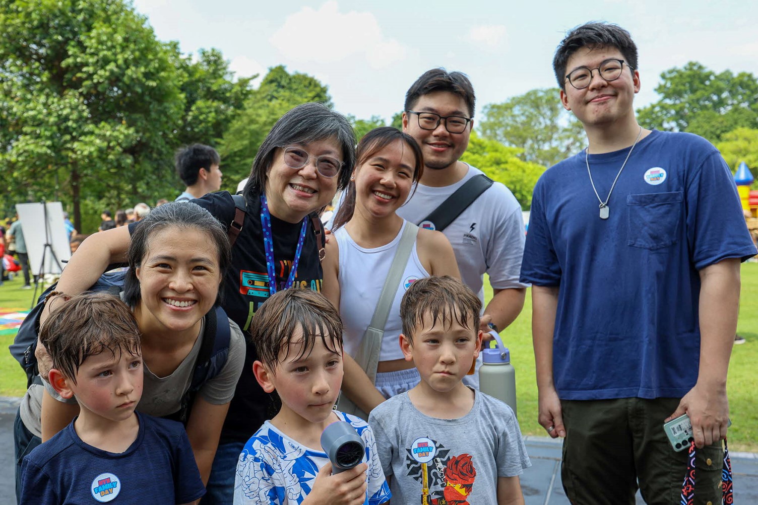 Joanne and Stephanie Law from HTX’s HR L&O at HTX Family Day 2025.