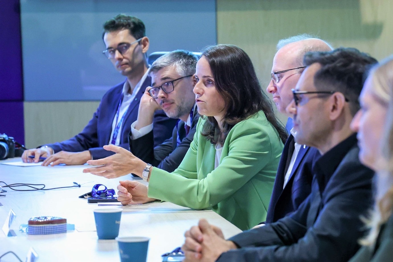 Group of seated people