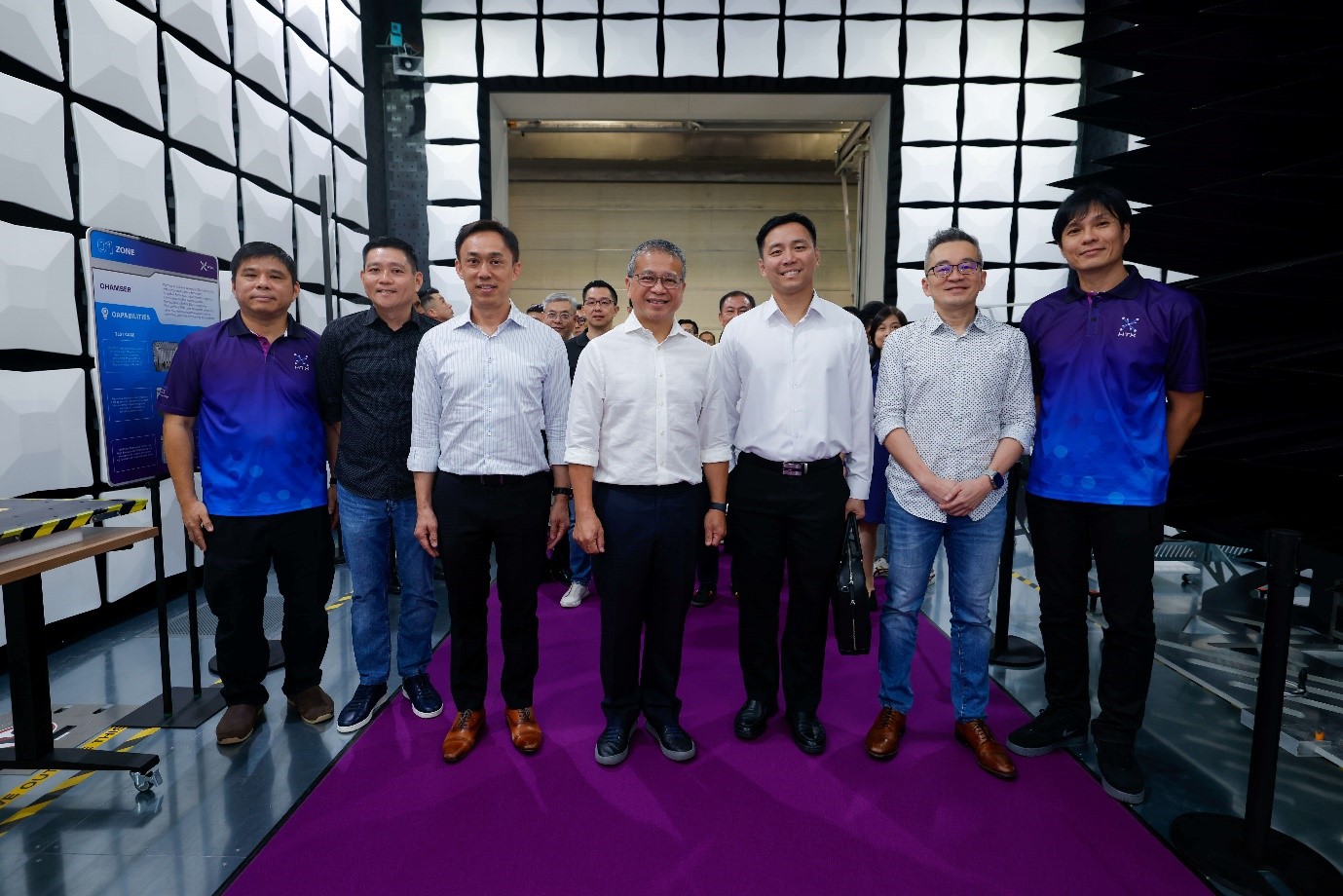 A group of people standing together.