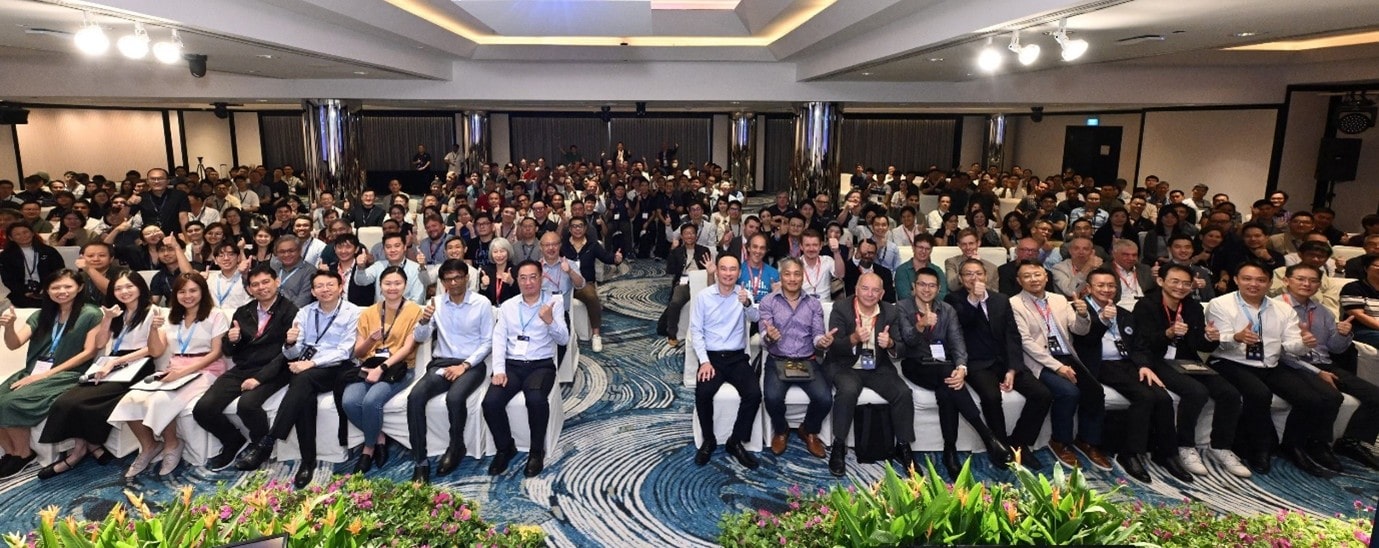 Group of seated people.