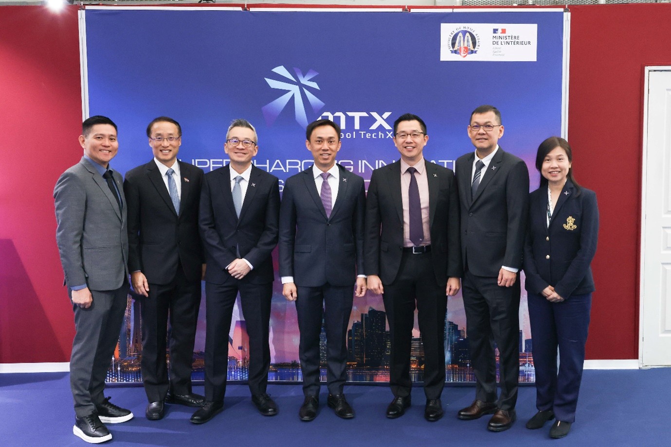 A group of people standing together.