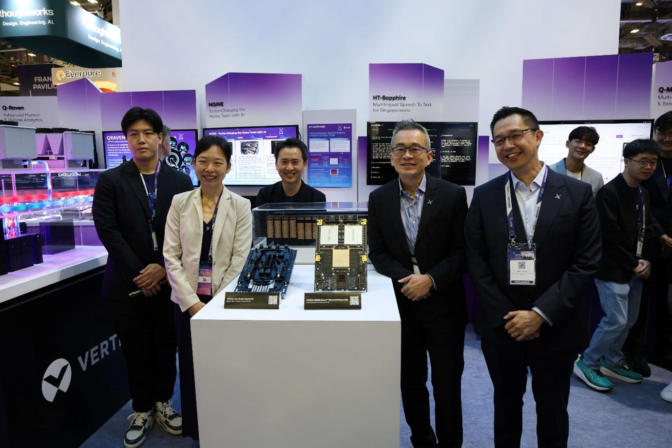 Group of people posing for a photo.