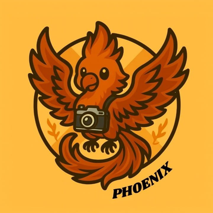 Illustration of a phoenix bird.