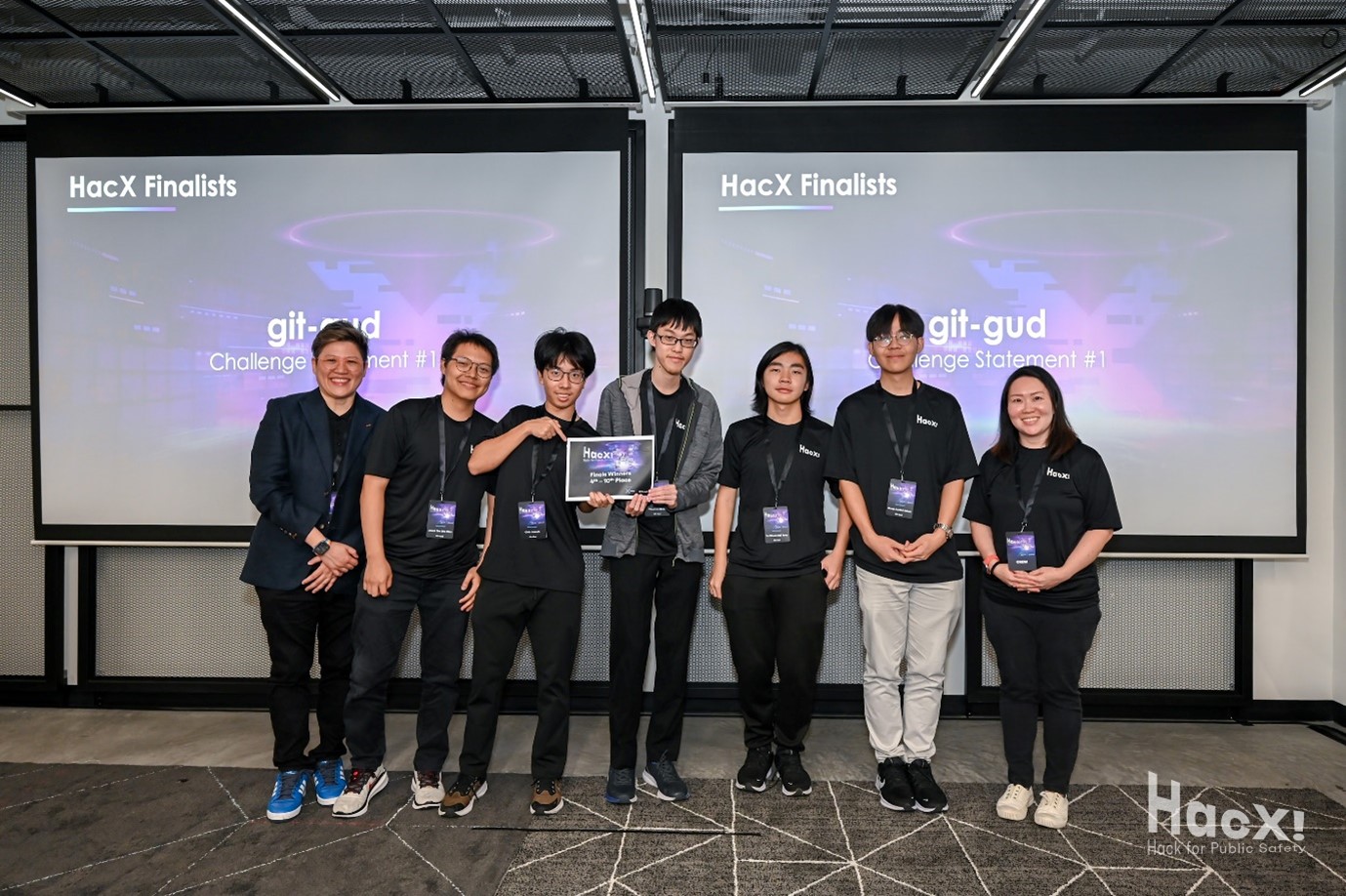 A group of people posing.